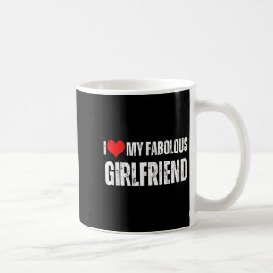 I Love My Fabulous Girlfriend Retro Style Valentin Coffee Mug