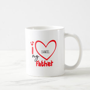 I Love My Father Photo Gift Classic Mug, 11 oz   C Coffee Mug
