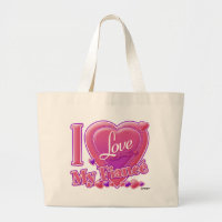 I Love My Fiancé pink/purple - heart