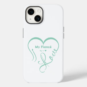I Love My Fiancé • You = ♥ 🫳🏻💍 Case-Mate iPhone 14 Case