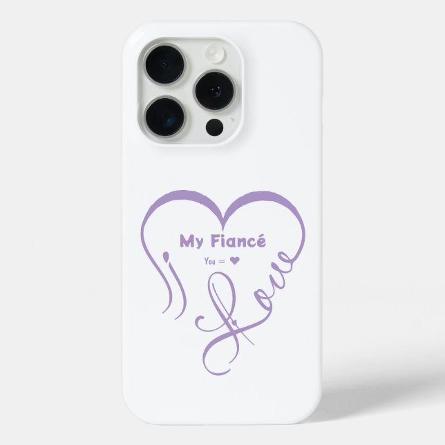 I Love My Fiancé • You = ♥ 🫳🏻💍 Case-Mate iPhone Case (Back)