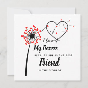 I Love My fiancée - Personalised Best Friend Cute
