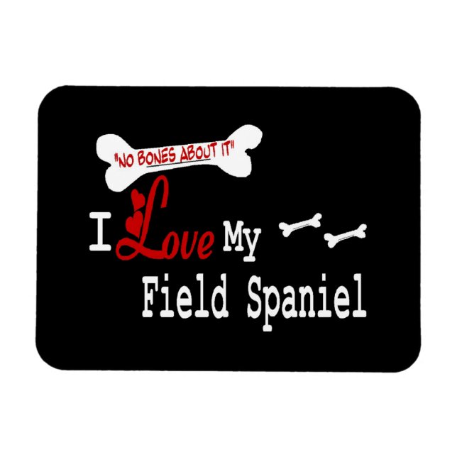 I Love My Field Spaniel Magnet (Horizontal)