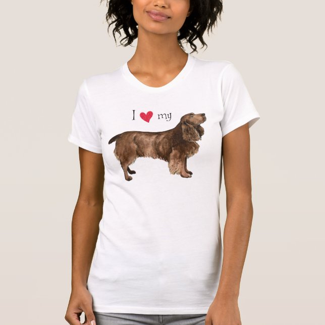 I Love my Field Spaniel T-Shirt (Front)