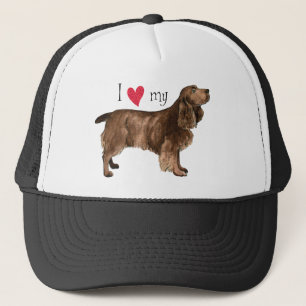 I Love my Field Spaniel Trucker Hat