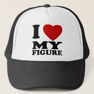 I Love My Figure Trucker Hat
