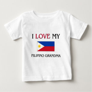 I Love My Filipino Grandma Baby T-Shirt