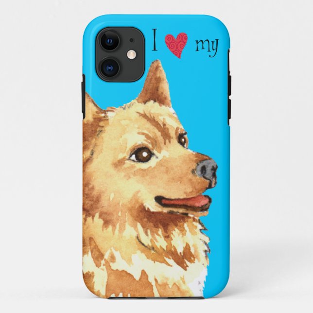 I Love my Finnish Spitz Case-Mate iPhone Case (Back)