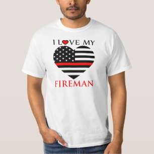 I Love My Fireman - Firefighter Women's T-Shirt