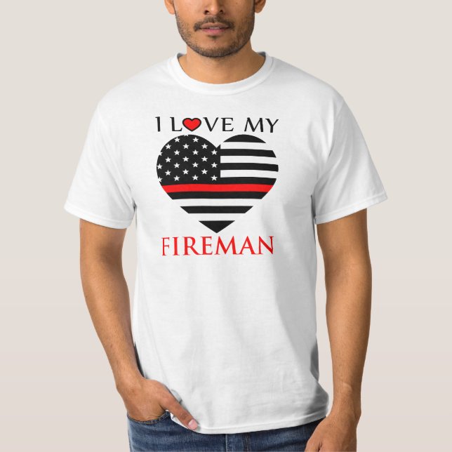I Love My Fireman - Firefighter Women's T-Shirt (Front)