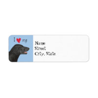 I Love my Flat-Coated Retriever