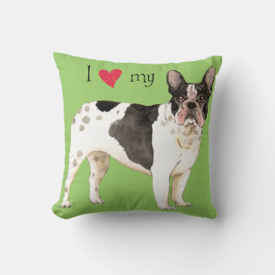 I Love my French Bulldog Cushion