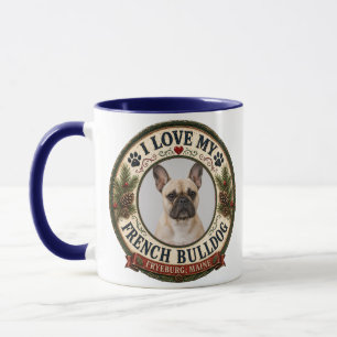 I Love My French Bulldog Personalised Pet Photo Mug
