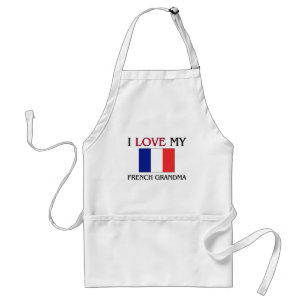 I Love My French Grandma Standard Apron