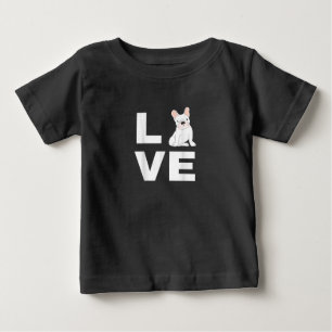 I Love My Frenchie French Bulldog Dog Lover Gift Baby T-Shirt