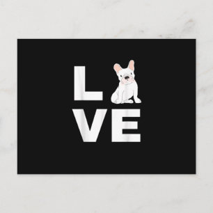 I Love My Frenchie French Bulldog Dog Lover Gift Holiday Postcard