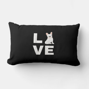 i love my frenchie french bulldog dog lover gift lumbar cushion