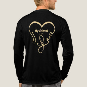 I Love My Friends - Cuddles Tri-Blend Shirt
