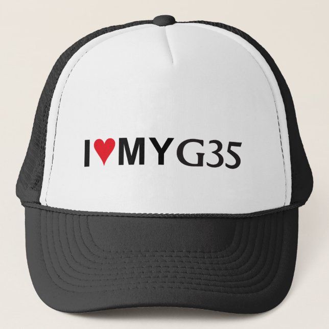 I Love my G35 Baseball Cap (Front)