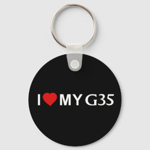 I Love my G35 Key-Chain Key Ring