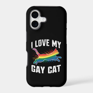 I Love My Gay Cat Funny Rainbow Pride Lgbt