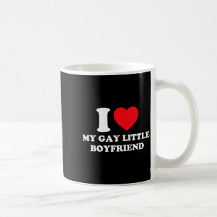 I Love My Gay Little Boyfriend Funny Y2k Valentine Coffee Mug