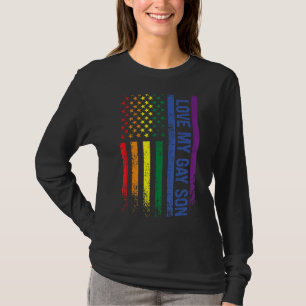 I Love My Gay Son Lgbtq Csd Gay Pride T-Shirt