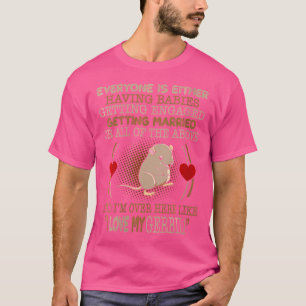 I Love My Gerbil Pet Lovers T-Shirt