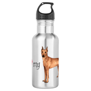 I Love my German Pinscher 532 Ml Water Bottle