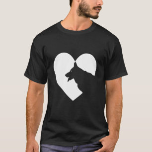 I Love My German Shepherd Pet Dog T-Shirt