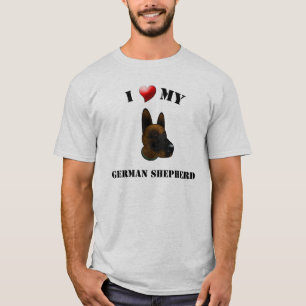 I Love My German Shepherd T-Shirt