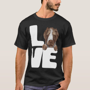I Love My German Wirehaired Pointer Dog T-Shirt