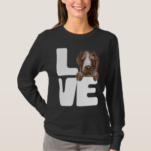 I Love My German Wirehaired Pointer Dog T-Shirt