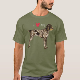 I Love my German Wirehaired Pointer T-Shirt