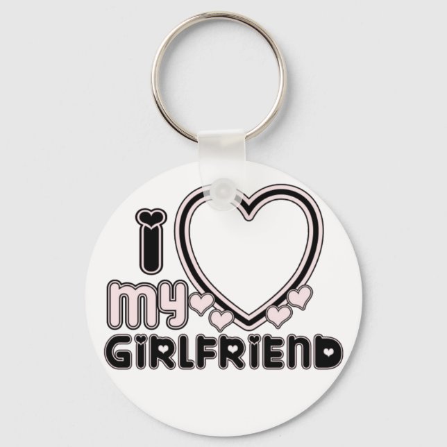 i love my gf keychain (Front)