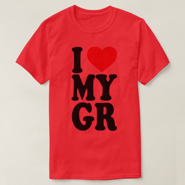 I Love My Girlfriend 13 T-Shirt (Design Front)