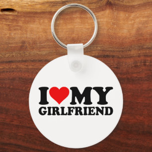 I Love My Girlfriend 1WH1 Key Ring