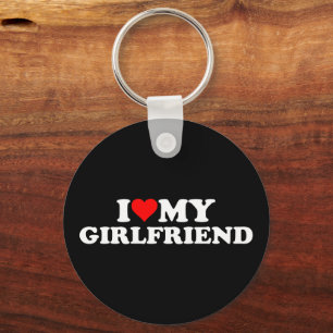 I Love My Girlfriend 3BK1 Key Ring