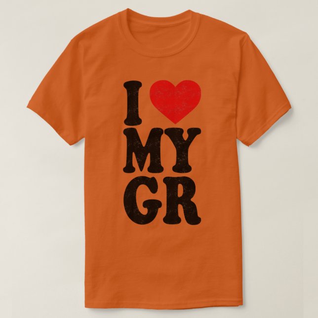 I Love My Girlfriend 9 T-Shirt (Design Front)