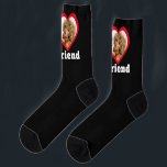 I Love My Girlfriend Bae Personalised Custom Photo Socks<br><div class="desc">A blossoming romance. A happy couple. I Love My Girlfriend Bae Personalised Custom Photo. A cool awesome design for a boyfriend or girlfriend to celebrate their relationship and publicly declare their love for their partner and significant other. The romantic design can be given as a gift for Valentine’s Day, anniversary,...</div>