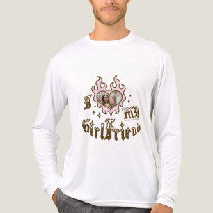 I Love My Girlfriend - Brown - DingusDesign Tri-Blend Shirt