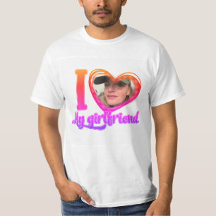 I Love My Girlfriend Custom Personalised Shirt