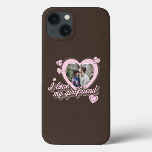 I Love My Girlfriend Custom Photo Case-Mate iPhone Case (Back)