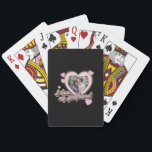I Love My Girlfriend Custom Photo Playing Cards<br><div class="desc">I Love My Girlfriend Custom Photo Playing Cards. Perfect gift for valentines day,  anniversary or birthday. Features retro script font and hearts.</div>