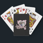 I Love My Girlfriend Custom Photo Playing Cards<br><div class="desc">I Love My Girlfriend Custom Photo Playing Cards. Perfect gift for valentines day,  anniversary or birthday. Features retro script font and hearts.</div>