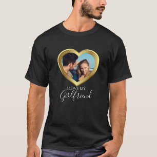 I love My Girlfriend Gift for Her Him Valentine T-Shirt