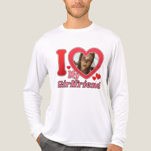I Love My Girlfriend Hat, Girlfriend Tri-Blend Shirt