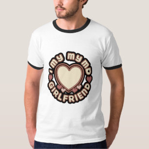 I Love My Girlfriend Heart Frame Shirt