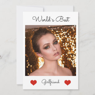 I love my girlfriend holiday card