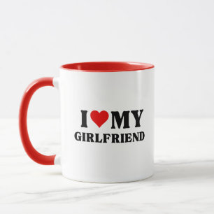 I Love My girlfriend, I Heart My girlfriend Coff Mug